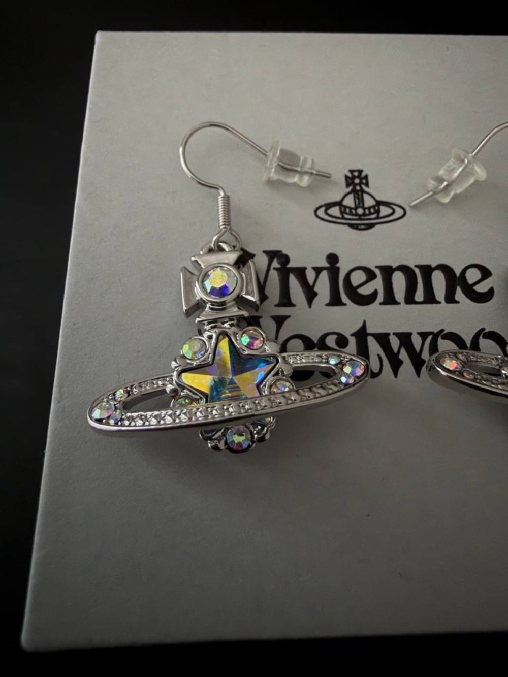 Vivienne Westwood silver star earrings - Picture 3 of 4
